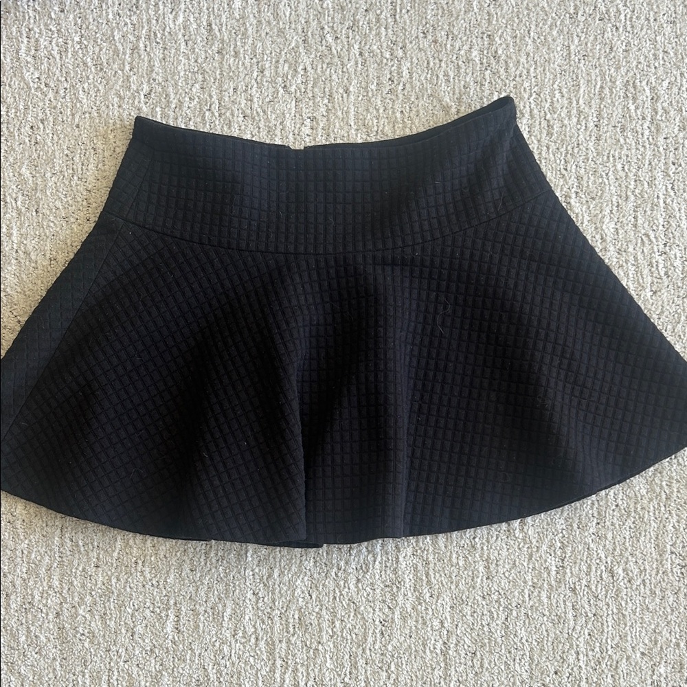 Alice + Olivia Black Skater Skirt
